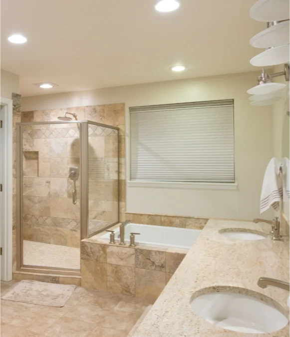 white full bathroom remoodeling in sagamore ma