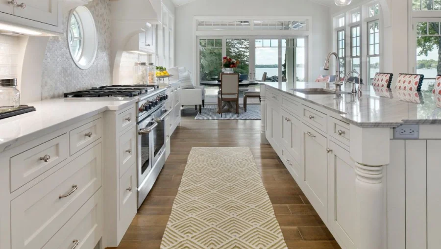 white luxurious kitchen remodeling in sagamore ma